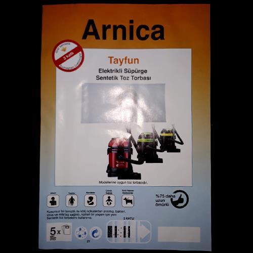 Orginal Arnika Tayfun Elektrikli Süpürge Sentetik Toz Torbası 5 Adet 