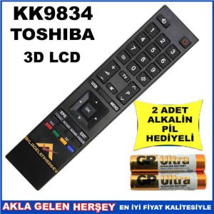 TOSHIBA LCD-PLAZMA TELEVİZYON KUMANDASI KK9834