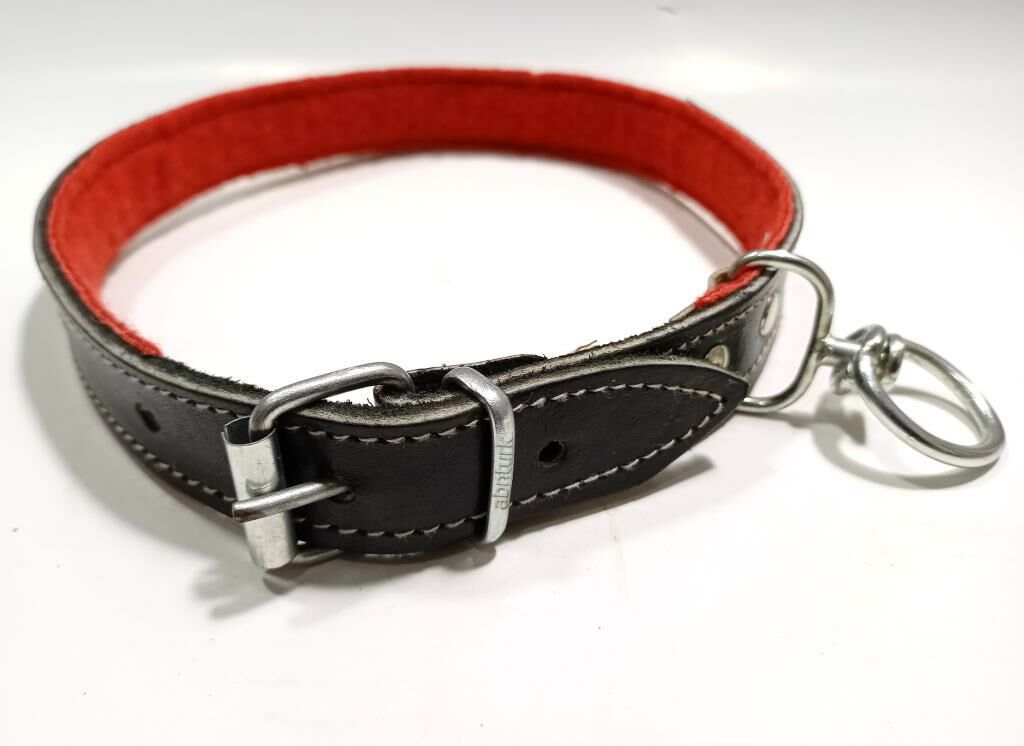 60cm Hakiki Deri Köpek Tasması Boyun Çapı 12-17cm Köpekler için Tasma iç Yapısı Yumuşak Süper Rahat