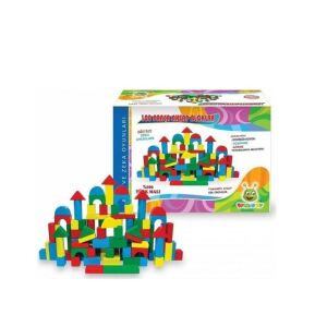 Woodoy Oyuncak 100 Parça Ahşap Bloklar