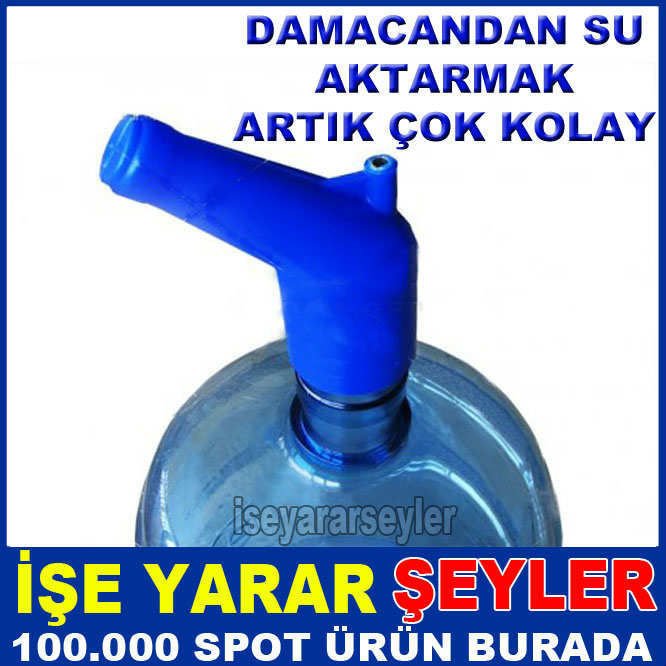 Damacanadan başka bir kaba su aktarma hunisi kolay su dökme aparati havalandırmalı damacana hunisi