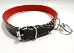 2 mt Zincir Tam Set 60cm Hakiki Deri Köpek Tasması Boyun Çapı 12-17cm iç Yapısı Yumuşak Süper Rahat