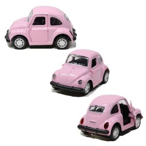 1967 Volkwagen Beetle Klasik Metal Çek Bırak VosVos Araba 9,5 cm
