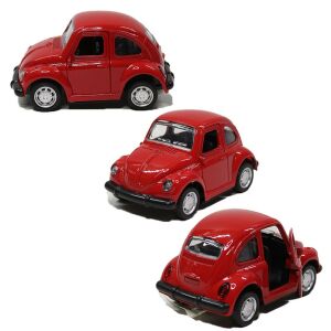 1967 Volkwagen Beetle Klasik Metal Çek Bırak VosVos Araba 9,5 cm