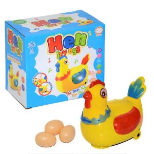 Pilli Işıklı Sesli Gezen  Yumurtlayan Tavuk