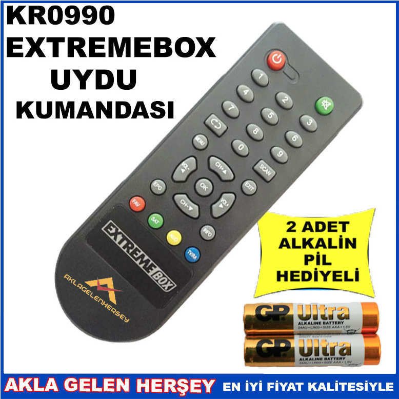EXTREMEBOX UYDU CİHAZI Receiver KUMANDASI KR0990