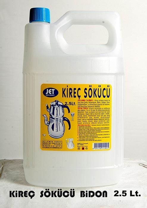 Jet Kireç Sökücü Bidon 2500 gr Kireç temizleyici parlatıcı