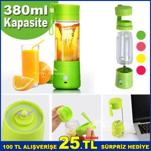 Taşınabilir Çok Fonksiyonlu Elektrikli Meyve Suyu Kupası Usb Şarj Doğrama ve Karıştırma Milk Shaker