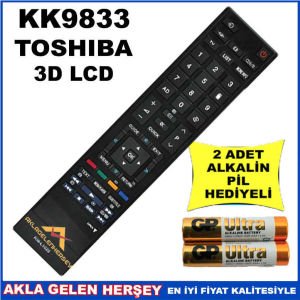 TOSHIBA LCD-PLAZMA TELEVİZYON KUMANDASI KK9833