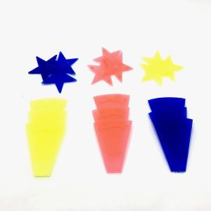 18 Parça Bisiklet Tekerlek Süs Seti Yıldızlı Bisiklet Jant Süsü