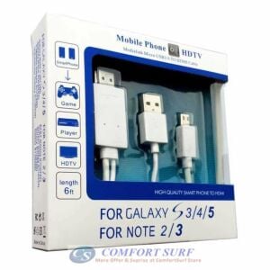 SAMSUNG S3-S4-S5 NOTE 2-3-4 HDMI MHL TV KABLOSU