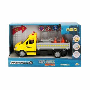 Sesli ve Işıklı Yol Yardım Kamyonu ve Trafik İşaretleri 1 Adet Fiyatıdır