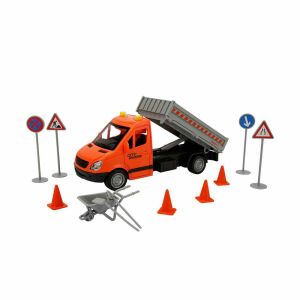 Sesli ve Işıklı Yol Yardım Kamyonu ve Trafik İşaretleri 1 Adet Fiyatıdır