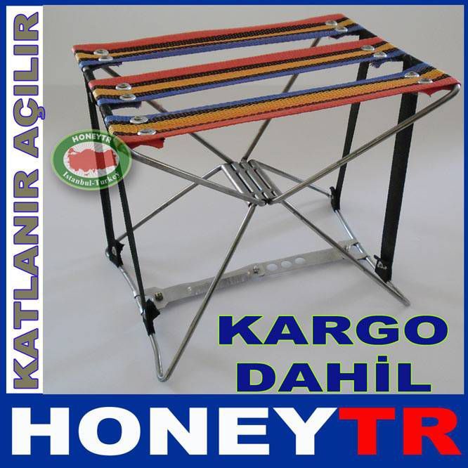 Yer kaplamayan katlanır metal konstrüksiyon pratik balıkçı taburesi 25cm,Sağlam çelik tel tabure