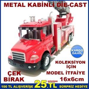 METALKABİN DEİCAST KOLEKSİYON İÇİN MODEL İTFAİYE