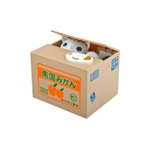 Para Yiyen Kedi Kumbara Eğlenceli Oyuncak