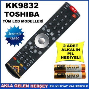 TOSHIBA LCD-PLAZMA TELEVİZYON KUMANDASI KK9832