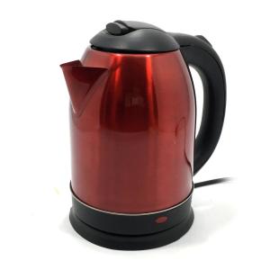 Kırmızı Gizli Rezistanslı Çelik Kettle 360° Döner Kablosuz Ketıl Full Çelik Su Isıtıcı 2200W Senowa