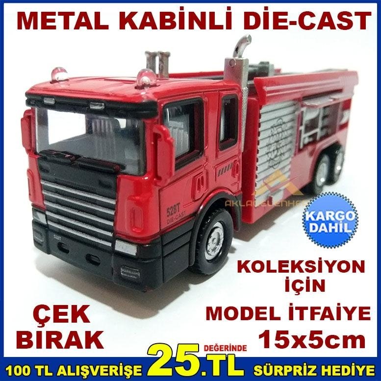 METALKABİN DEİCAST KOLEKSİYON İÇİN MODEL İTFAİYE