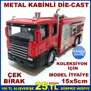 METALKABİN DEİCAST KOLEKSİYON İÇİN MODEL İTFAİYE