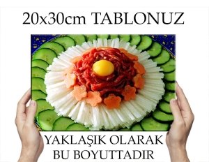 SEBZE TABAĞI 7 değişen ölçü ORİJİNAL KANVAS TABLO