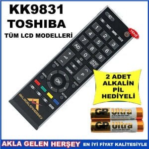 TOSHIBA LCD-PLAZMA TELEVİZYON KUMANDASI KK9831