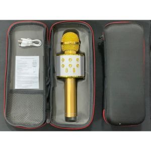 WS-858 ÇANTALI  KARAOKE MİKROFON BLUETOOTH MP3 SD-USB-AUX GİRİŞLİ