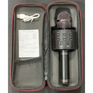 WS-858 ÇANTALI  KARAOKE MİKROFON BLUETOOTH MP3 SD-USB-AUX GİRİŞLİ