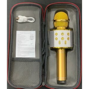 WS-858 ÇANTALI  KARAOKE MİKROFON BLUETOOTH MP3 SD-USB-AUX GİRİŞLİ