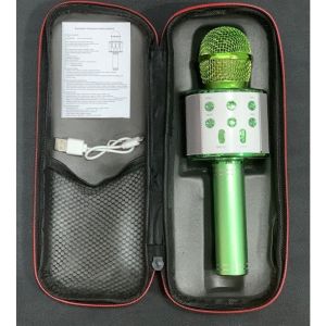 WS-858 ÇANTALI  KARAOKE MİKROFON BLUETOOTH MP3 SD-USB-AUX GİRİŞLİ