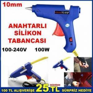 AÇMA KAPAMA ANAHTARLI 100W SICAK SİLİKON TABANCASI 10mm KALIN MUM SİLİKON ÇUBUKLARI İÇİN YENİ ÜRÜN
