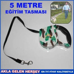 OTOMATİK KİLİTLİ KÖPEK EĞİTİM TASMASI 5 METRE