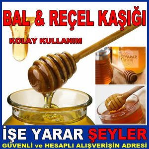 2 ADET ÖZEL TIRTIKLI OVAL AHŞAP BAL KAŞIĞI