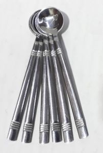 6 Adet Emoji Deenli Paslanmaz Çelikten Çay Kaşığı