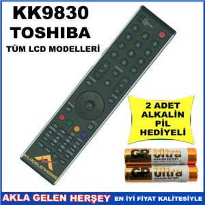 TOSHIBA LCD-PLAZMA TELEVİZYON KUMANDASI KK9830