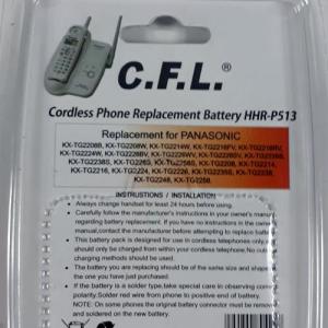 Yüksek Kaliteli Telsiz Telefon Pili 2.4 V 1500 mah HHR P513