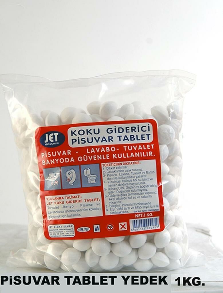 Pisuvar Tablet Yedek  Koku Giderici 1000 Gr