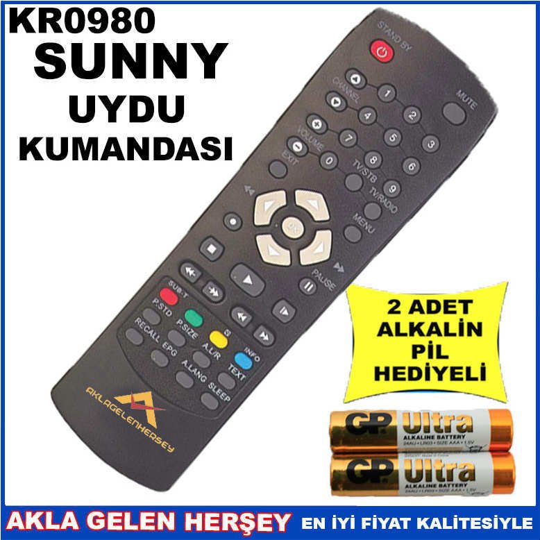 SUNNY UYDU CİHAZI Receiver KUMANDASI KR0980