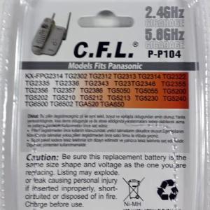 Yüksek Kalite Telsiz Telefon Pili 3.6 V 830 Mah HHR P104 