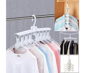 360 Derece Dönen 8li Çok Fonksiyonlu Sihirli Askılık