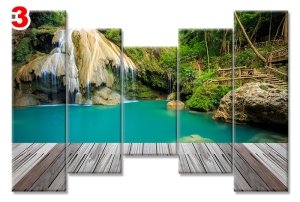 DOGA TAYLAND 7 STİL 5 PARÇALI KANVAS TABLO