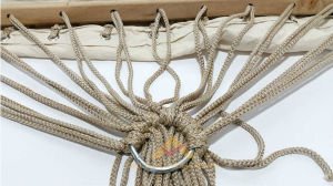 120x200cm 2 KİŞİLİK BÜYÜK BOY KUMAŞ BEZ HAMAK