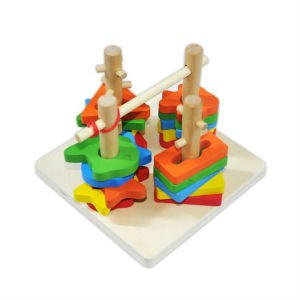 22 Parça Ahşap Mıknatıslı ve Oltalı Çocuklar İçin Zeka Geliştirme Oyuncağı