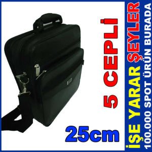 25cm 5cep KULLANIŞL DERİ POSTACI TİPİ EL ÇANTASI