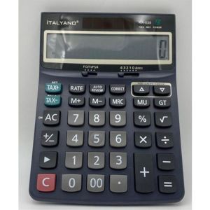 İtalyano 12 Rakamlı Geriye Dönük 100 İşlemi Kontrol Digital Masaüstü Hesap Makinesi KA-035