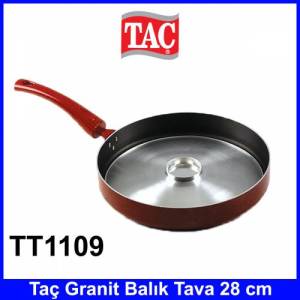 Taç TT1109 Kapaklı Granit Balık Tava 28 cm