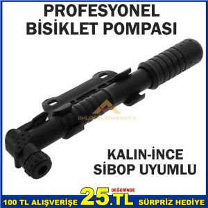 PROFESYONEL MANDALLI MİNİ BİSİKLET EL POMPASI