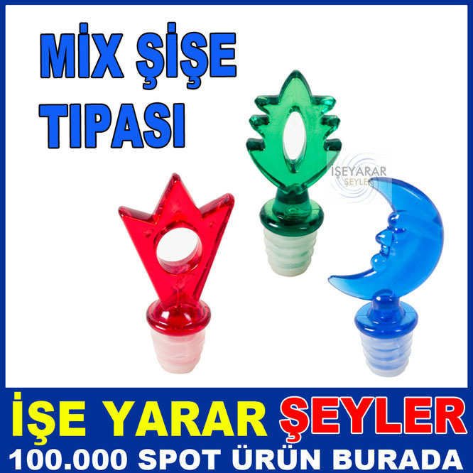 3 ADET SIZDIRMAZ DEKORLU PRATİK NEON ŞİŞE TIPASI