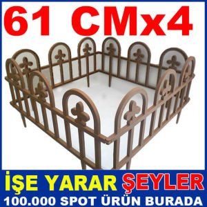 61 x 4 CM KOLAY MONTAJ EDİLEBİLEN BAHÇE ÇİTİ