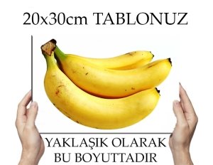 SALKIM MUZLAR 7 değişen ölçü ORİJİNAL KANVAS TABLO